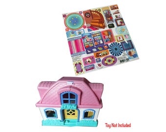 Toy Restore Replacement Stickers Fits Little People Sweet Sounds Home J9000 Set