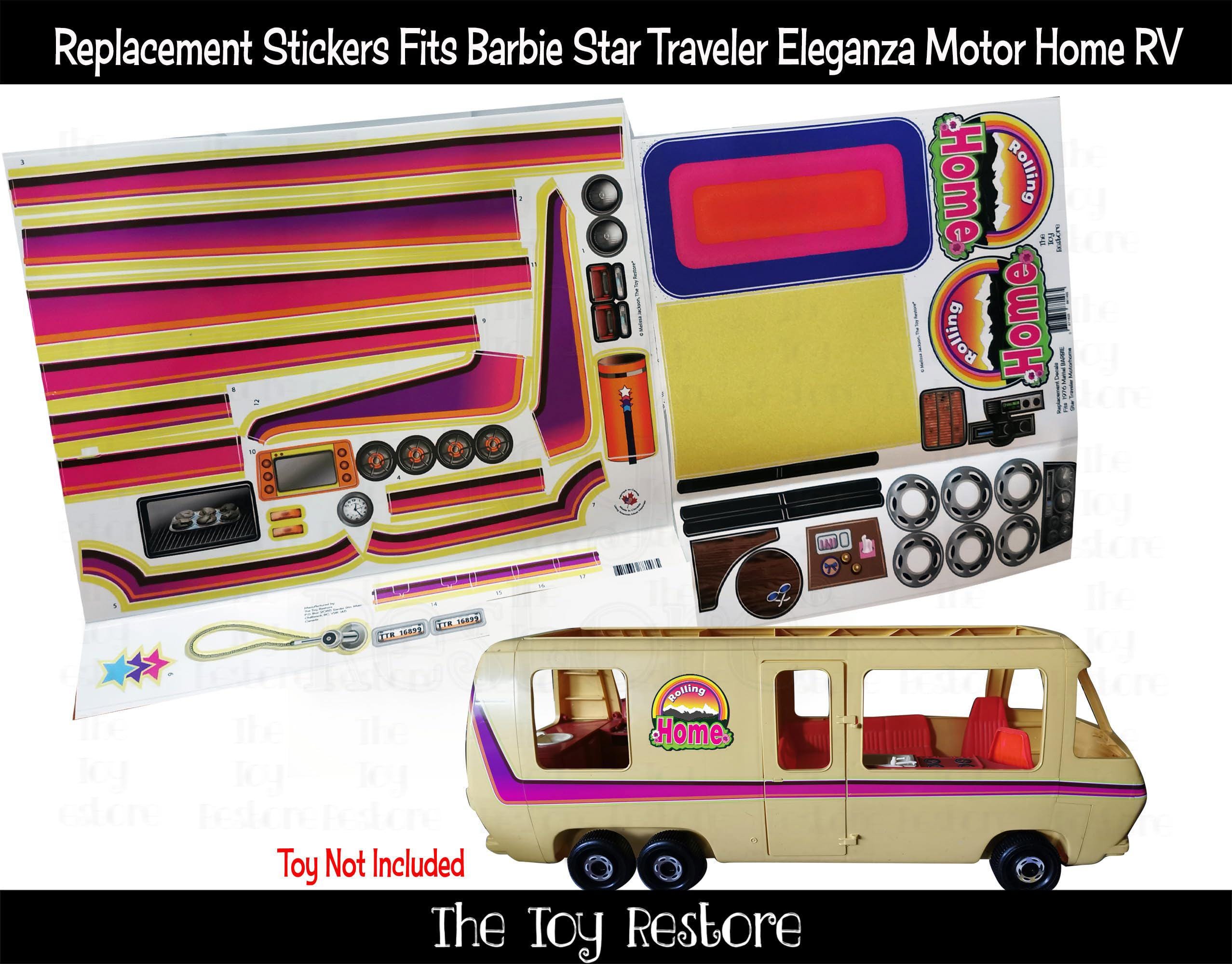 Toy Restore Replacement Decals Fits Pink Doll Star Traveler Eleganza ...