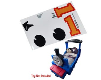 Toy Restore Replacement Stickers Fits Little Tikes Thomas The Tank Train Bed