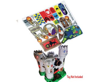 Toy Restore Replacement Stickers Fits Great Adventures Castle Playset 77110