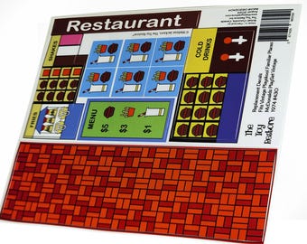 Toy Restore Stickers Fits Playskool Familiar Places McDonalds PlaySet 1974430