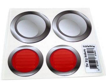 The Toy Restore Replacement Decals Fits Little Tikes 30th Cozy Coupe Car Smooth Headlights & Tail Lights