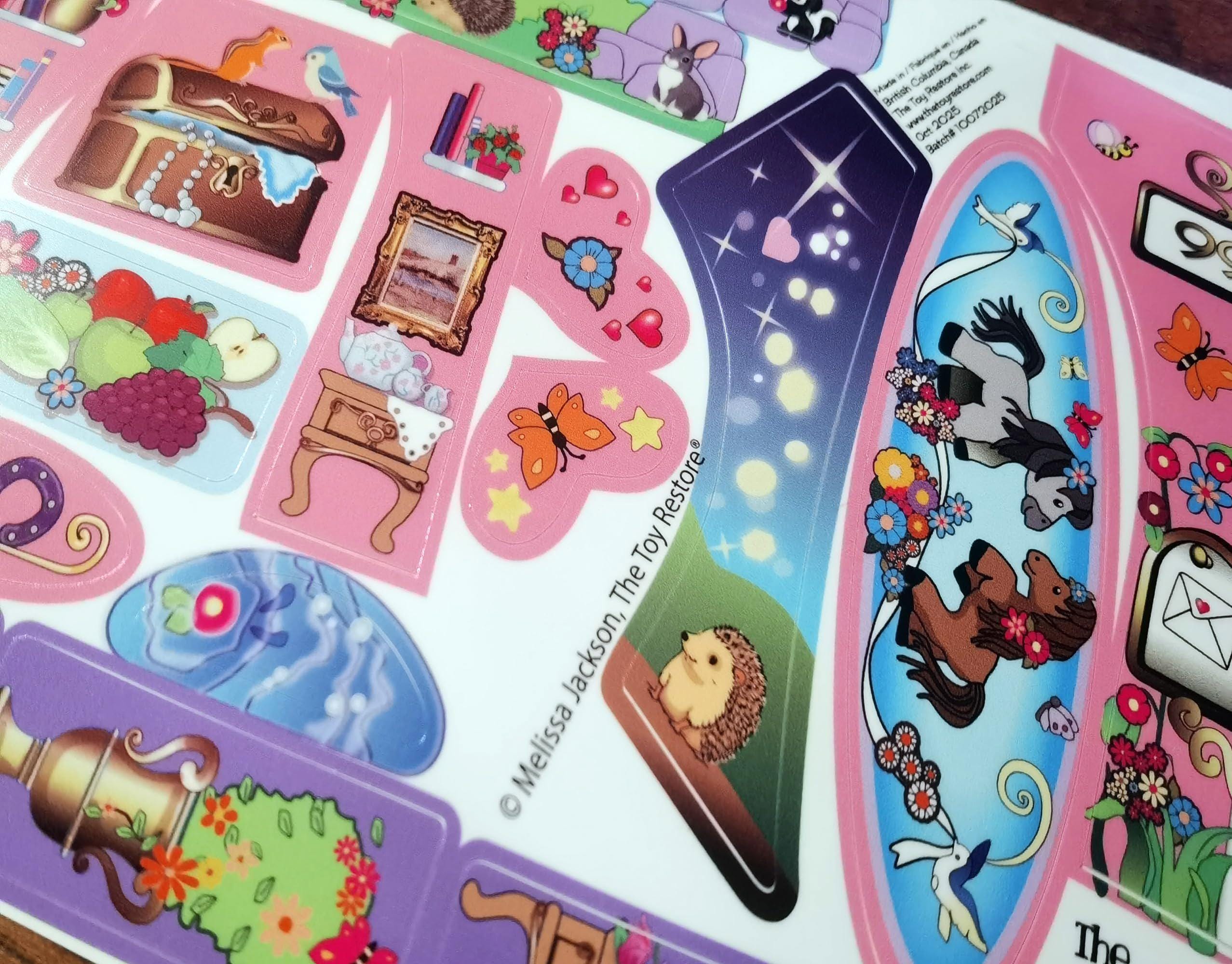 Toy Restore Replacement Stickers Fits Little People Klip Klop Castle ...
