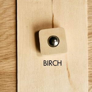 Handmade Wood Thumb Roll – Mini Sensory Fidget Toy Birch
