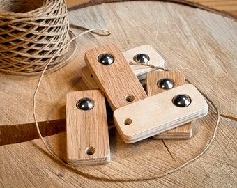 Handmade Wooden Thumb Roll Fidget – Sensory Toy for Focus & Anxiety