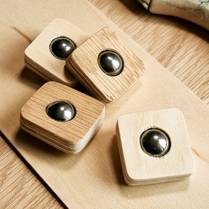 Handmade Wood Thumb Roll – Mini Sensory Fidget Toy image 3