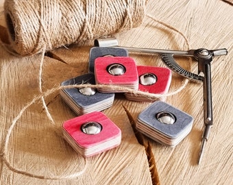 Handmade Wooden Thumb Roll Fidget – Sensory Toy for Focus