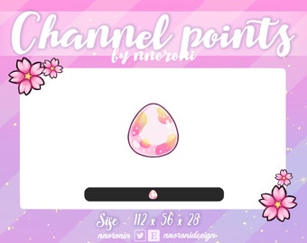 White Pink-Yellow Egg - CHANNEL POINTS / twitch emotes/ sub badges/ animated emotes / animated screens / sweet sub badges/ egg badges
