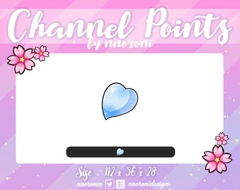 Sakura Petal - CHANNEL POINTS / Twitch Emotes / Sub Badges / animierte Bildschirme / süße Sub Badges / Sakura Abzeichen