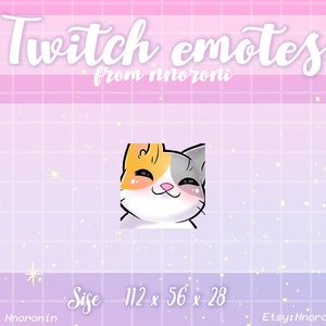 Tanz ANIMIERT Weiß Grau Rot Katze Emotes - Twitch Emotes / Sub Badges / Custom Emotes / Niedliche Twitch Emotes / Katze Emotes / Tanz Emote Katze