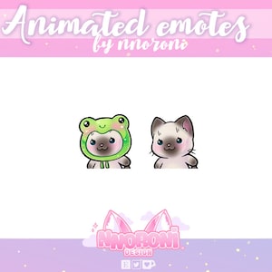 ANIMATED WIGGLE Emote Siamese Cat - twitch emotes / geanimeerde emotes / wiggle emotes / sub badges / kanaalpunten / twitch panelen