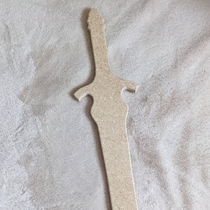 Short Fantasy Sword: SVG and DXF Files