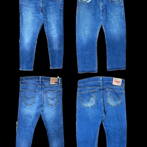 Levi's original vintage Mens 80's 90's classic trucker denim jeans pants various sizes colours available image 6