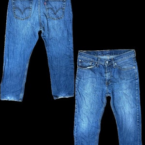 Levi's original vintage Mens 80's 90's classic trucker denim jeans pants various sizes colours available image 4