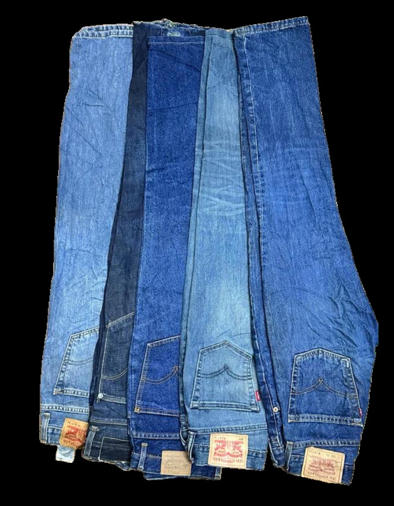 Levi's original vintage Mens 80's 90's classic trucker denim jeans pants various sizes colours available image 5