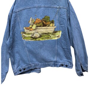 Frog & Toad Design customised vintage 80&#39;s 90&#39;s trucker denim jeans jacket S-XXL