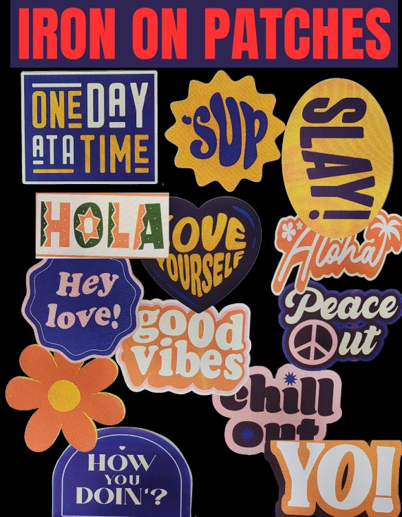 Parches termoadhesivos, pegatinas y calcomanías para diversas