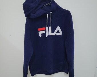fila hoodie blauw