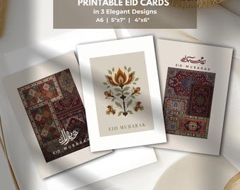 PRINTABLE EID CARDS | Eid Mubarak Cards | Downloadable Eid Cards | Unique Eid Card | Luxury Eid Cards | Beautiful Eid Cards Instant Download