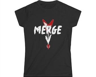 Camiseta suave Merge V para mujer