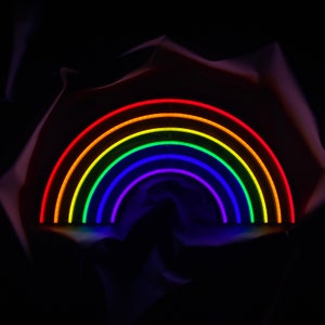 Rainbow neon sign | LGBT neon sign | pride neon sign | pride decor | rainbow wall decor | lgbt gift | Neon led sign | rainbow neon sign