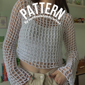 Eazy Breezy Mesh Crochet Pattern PDF image 1