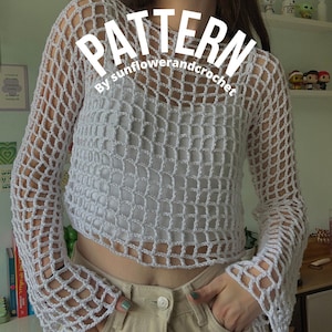 Eazy Breezy Mesh Crochet Pattern PDF image 1