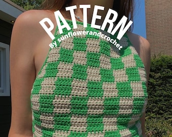 Check Me Out Top | Crochet Pattern | PDF