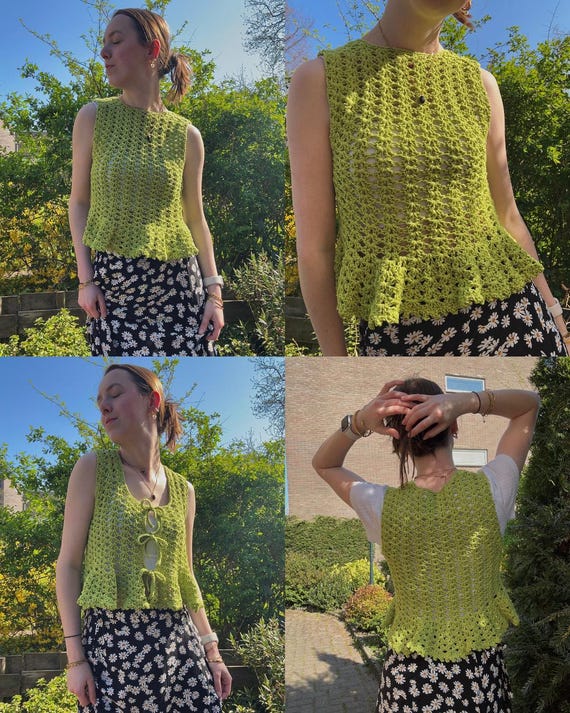 Joy Top | Crochet Pattern | PDF - Etsy