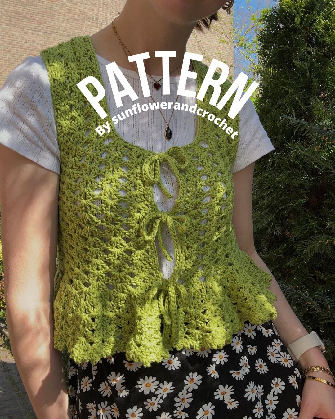 Joy Top | Crochet Pattern | PDF - Etsy