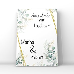 Hochzeitskarte personalisiert