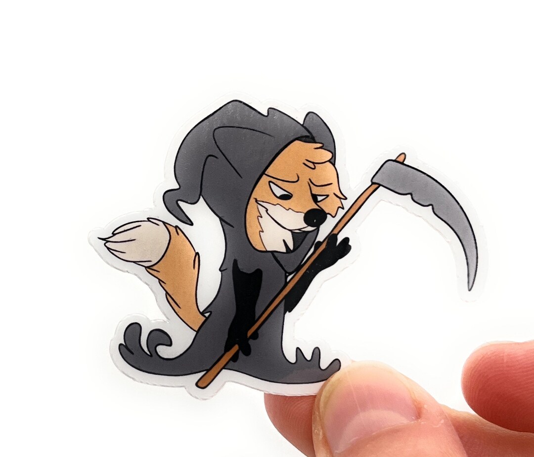 Sticker Fox//vinyl Sticker Fox - Etsy