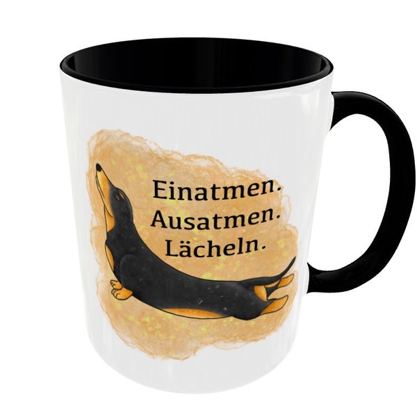 Tasse mit Spruch // Tasse Dackel/ Hund// Tasse Arbeit