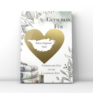 Rubbelkarte Gutschein// Gutschein Massage/ Wellness// Gutschein personalisierbar