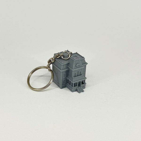 Psycho house as a key chain, 3D printing