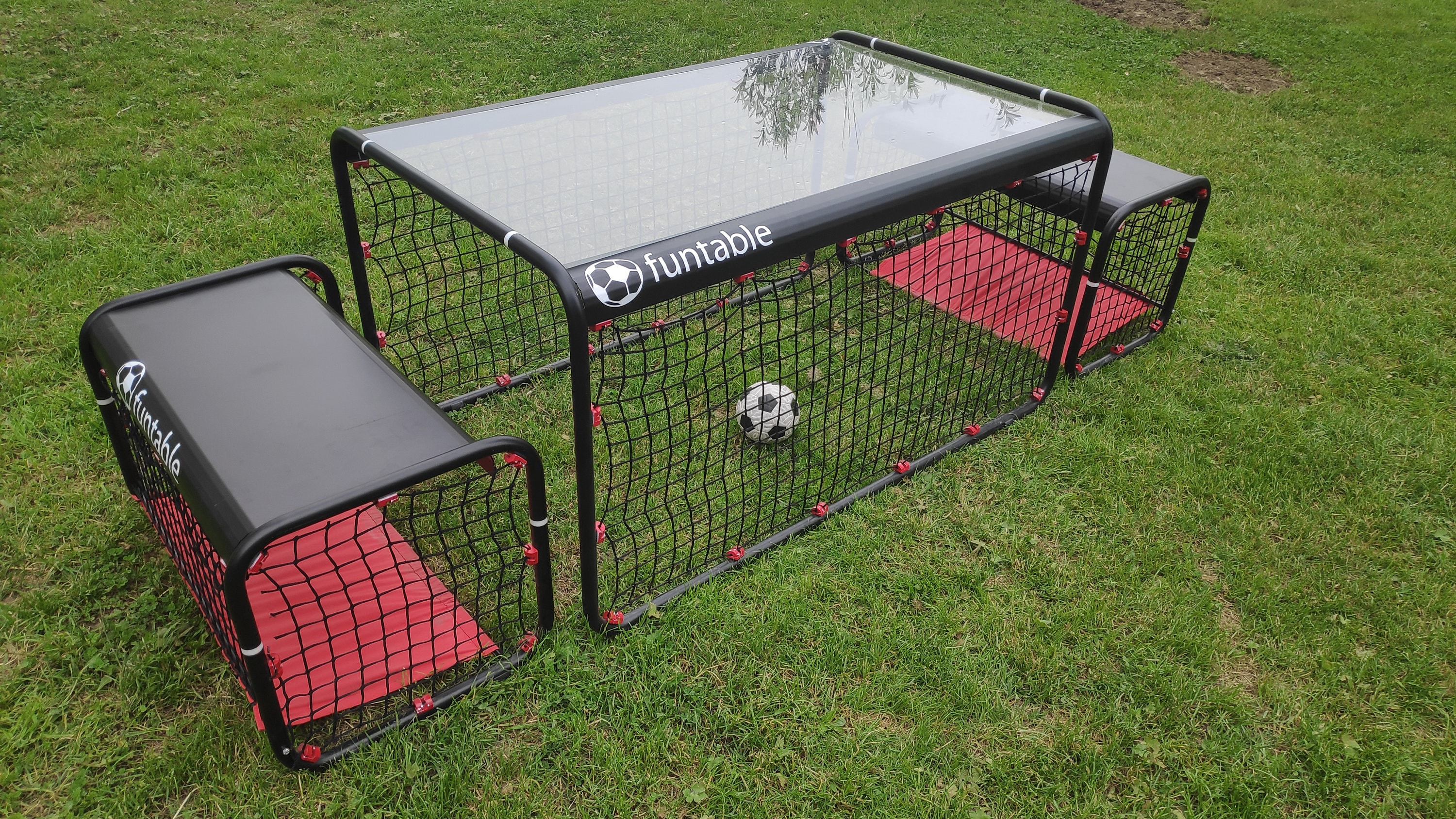  Brrnoo Soccer Game Table, 6 Sticks 2 Players Football Table  Desktop Kicker Game for Dormitory for Home : Everything Else
