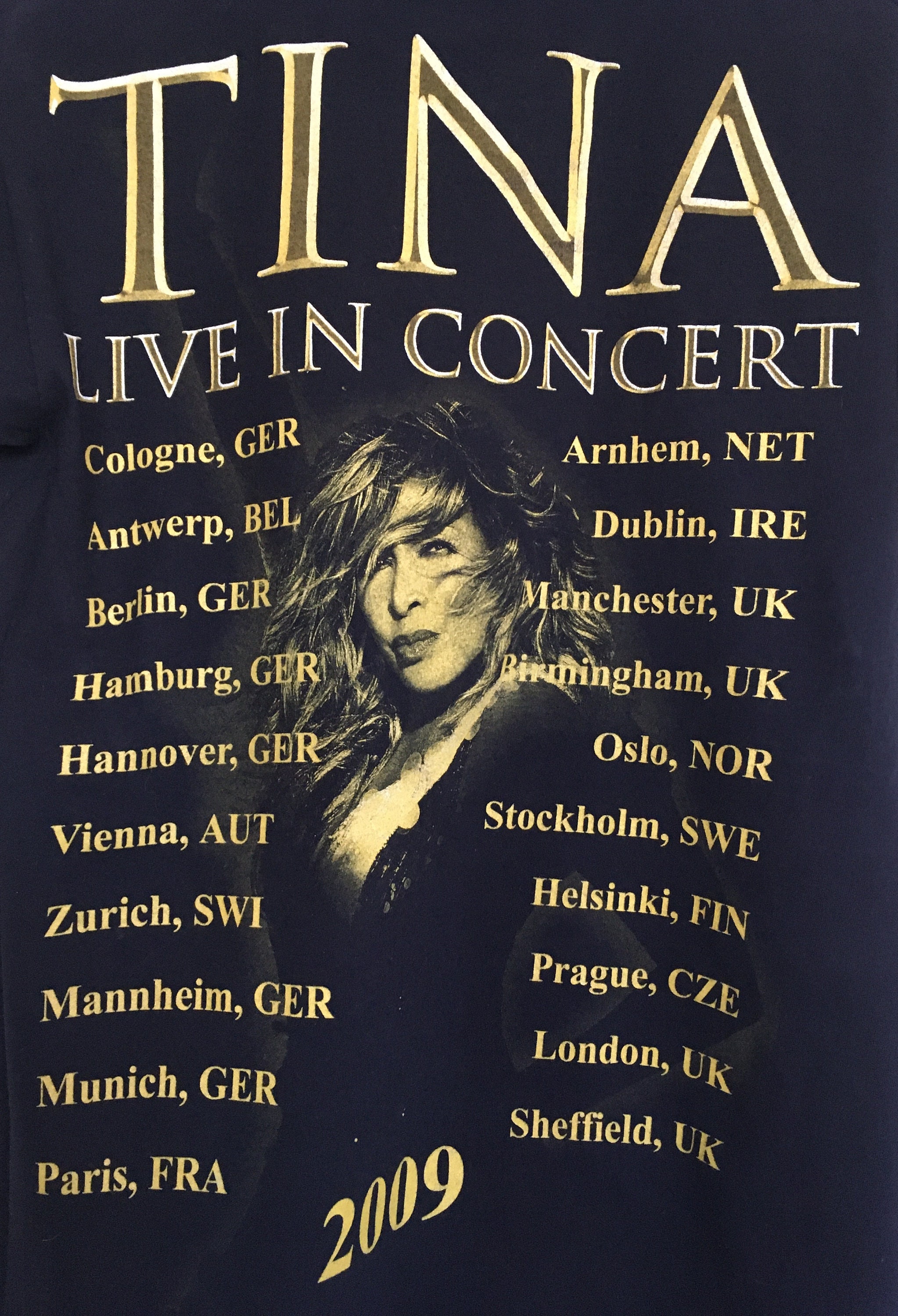 Tina Turner Tour Tshirt Vintage Tina Turner Tshirt Rap Tees
