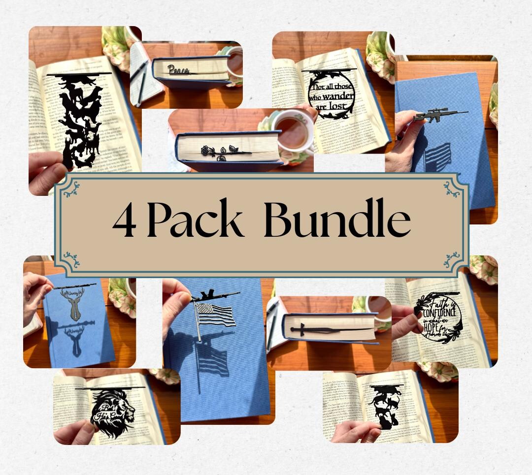 Mix & Match Bookmark Bundle – Choose Any 4 T-shaped Bookmarks - Etsy