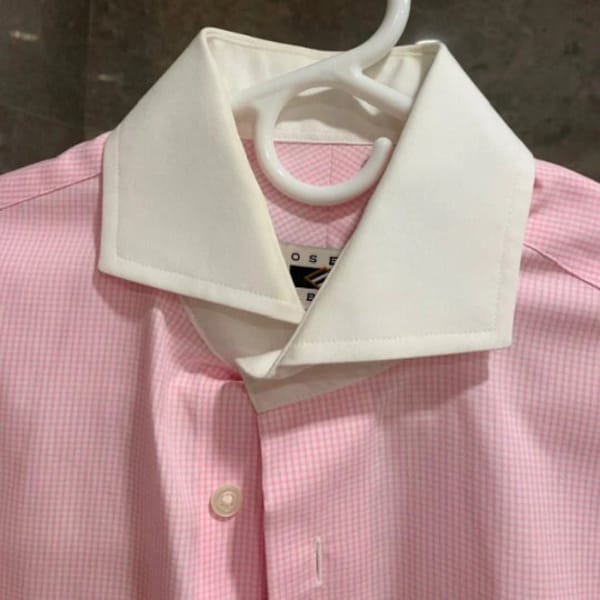 Dress Shirts - Joseph Abboud - Contrasted White Collar and French Cuffs