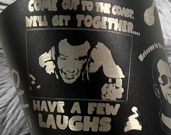 Personalized Christmas Movie Tumbler: Laser Engraved Stainless Steel 30oz