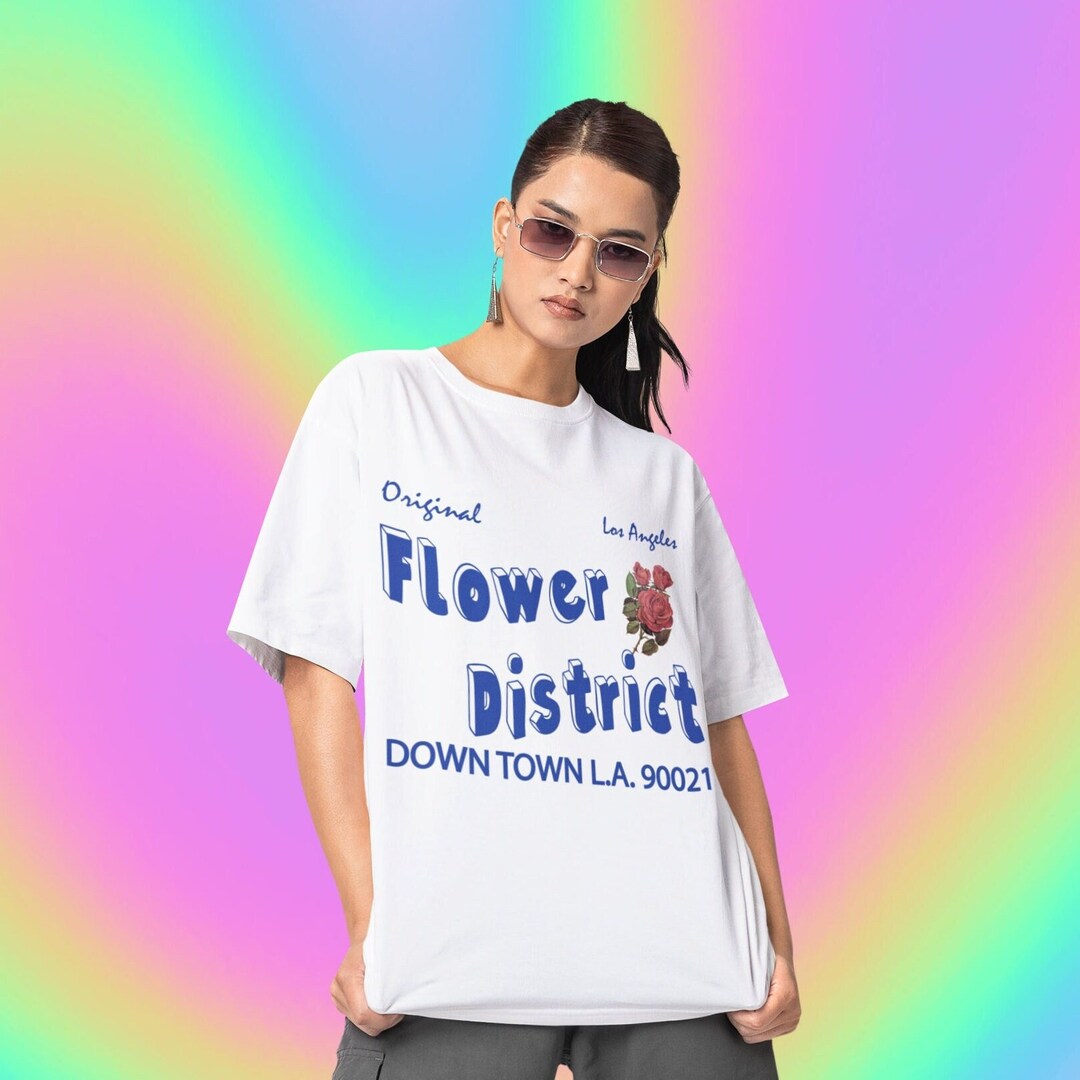 Flower District Tshirt aesthetic Shirt,vintage Shirt,vintage Hoodies