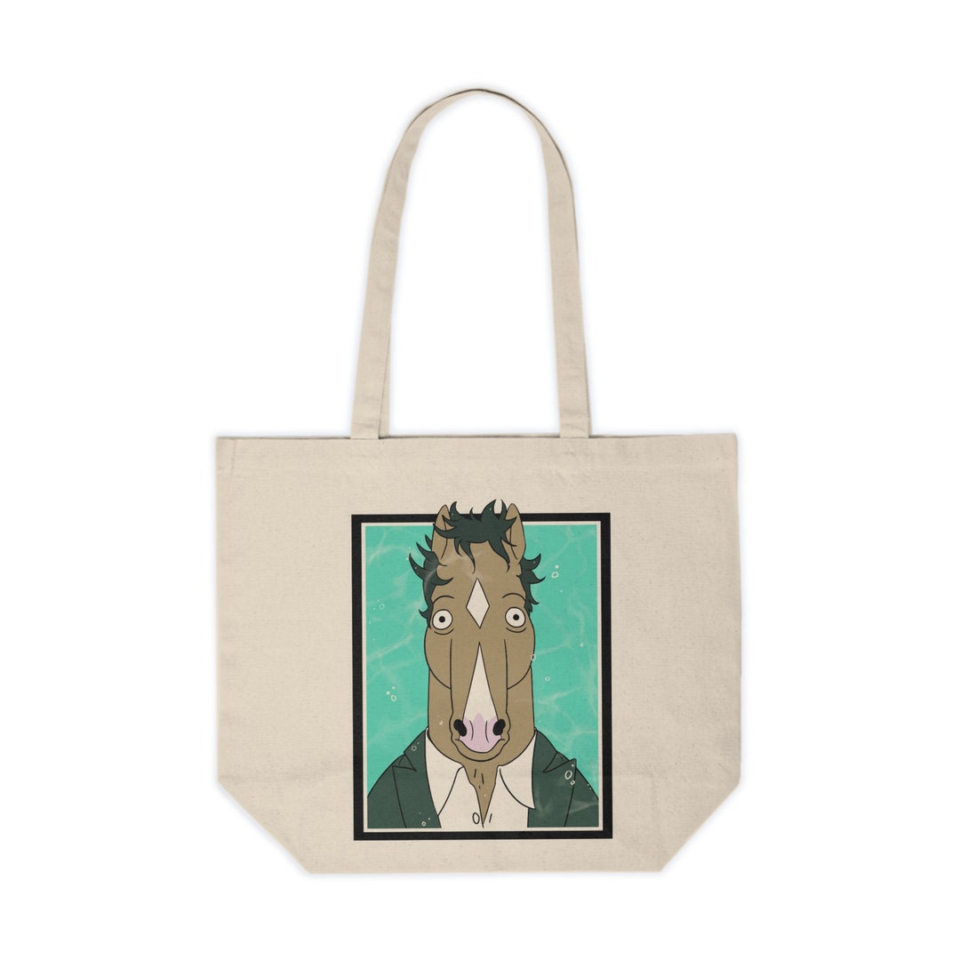 Unisex Bojack Horseman Canvas Shopping Tote Bag,horseman Natural Cotton