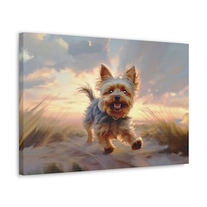 Yorkshire Terrier ("Yorkie") Environmental Painting - Various Sizes