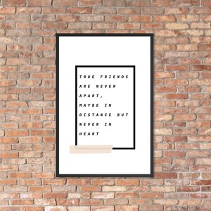 Best Friend Print | Friend Quotes | Friend Poster | Best Friend Gifts | Bridesmaid Thank You | Friendship | Love | Anniversary Gift