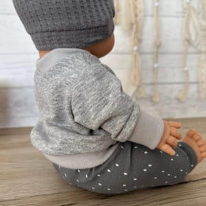 Puppenkleidung für 30 - 34 cm Puppen Set Puppenhose Mütze Puppenpulli image 5