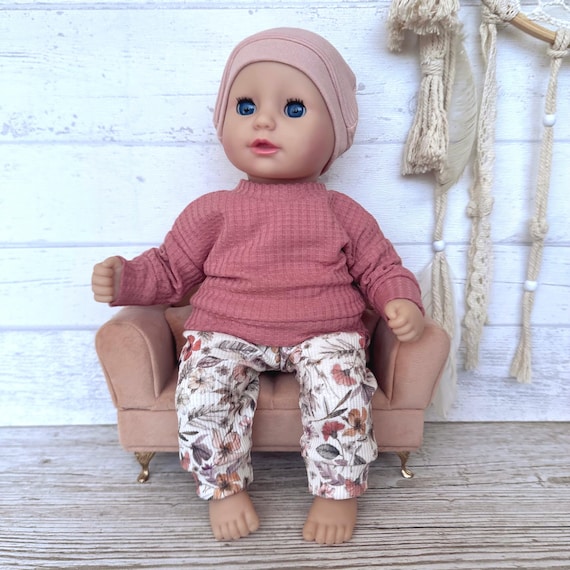 Puppenkleidung 36 - 38 cm Set Puppenoutfit Puppensachen Klamotten für Puppen