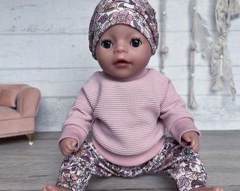 Puppenkleidung 36-38 cm Set Rosa Puppenoutfit Puppensachen Klamotten für Puppen