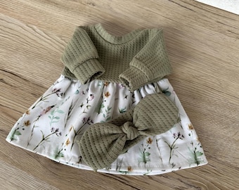 Puppenkleidung 2-tlg Set 43 cm Puppenkleid Stirnband Mädchenpuppe