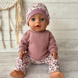 Süßer Puppenschlafsack In Rosa Mit Rüschen - Perfekt Für 36cm & 43cm Puppen