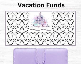 A6 Vacation Saving Tracker, Printable Digital Download, Saving Challenge, A6 Vacation Binder Tracker, Finance Track, Save Vacation